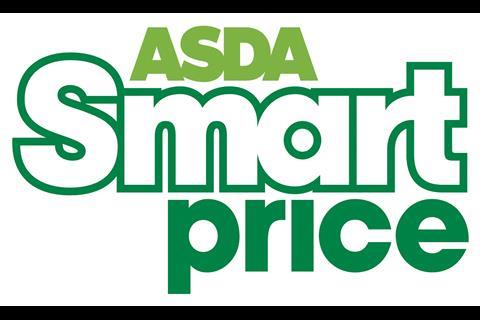 Asda’s new Smart Price branding